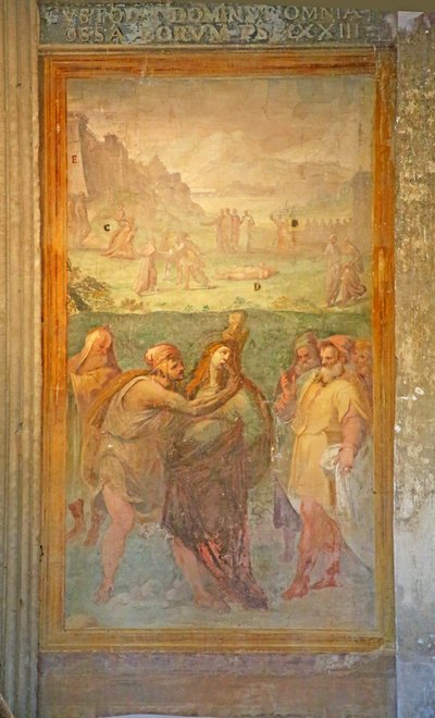 Martyrdom of a female saint by Cristoforo and Tempesta, Antonio Roncalli