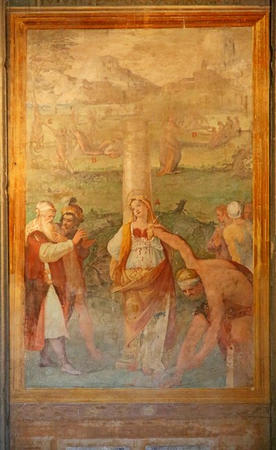 Martyrdom of a Female Saint by Cristoforo and Tempesta, Antonio Roncalli