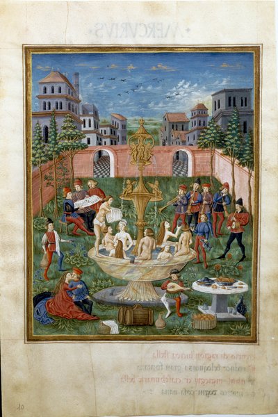 Influence of Venus: the garden of love and the fountain of Youth by Cristoforo De Predis