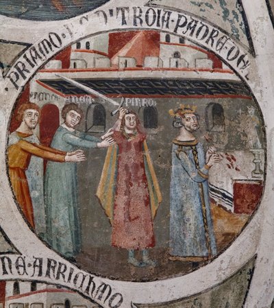 The death of Priam by the hand of Pyrrhus by Cristoforo di & Piero Meo di Bindoccio
