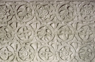 Detail from a carved screen, 9th-10th century by Croatian School