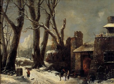 A First Snow in the Piemont by César van Loo