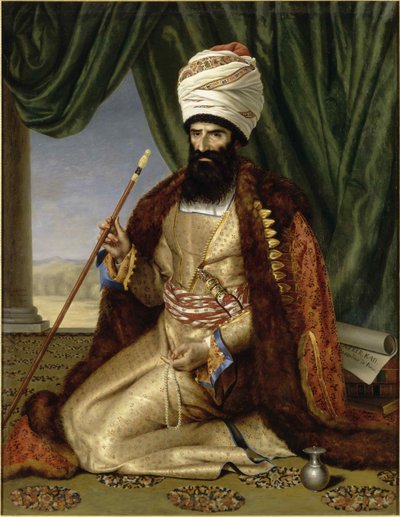 Portrait of Asker Khan, Ambassador of Persia, in Paris in 1808 by Césarine Henriette Davin Mirvault