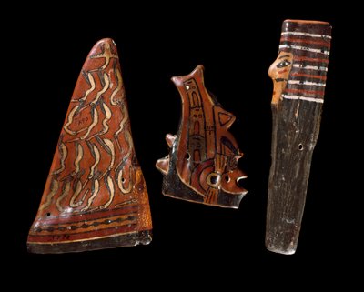 Musical Instruments of Wood by Culture Nazca