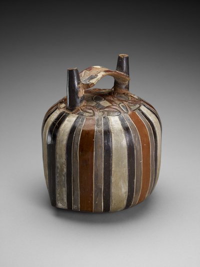 Vessel in the Form of a Bag of Beans by Culture Nazca