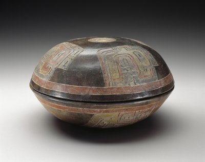 Double Bowl with Abstract Patterns by Culture Paracas