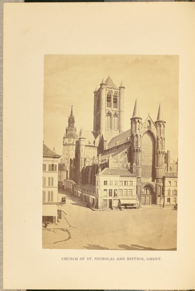 Church of Saint Nicholas and Belfry, Ghent by Cundall and Fleming