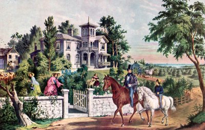 American Country Life, May Morning by Currier and Ives