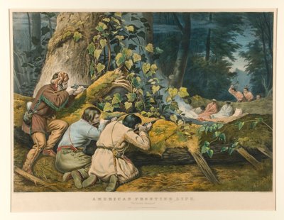 American Frontier Life by Currier and Ives