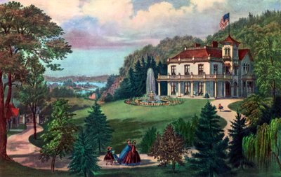 Life in the Country, Evening by Currier and Ives
