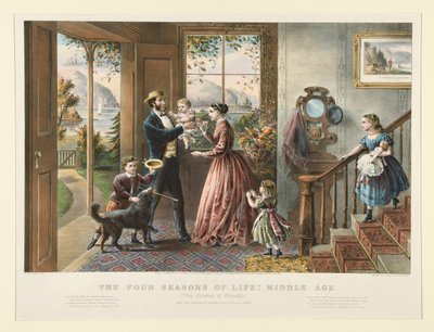 The Four Seasons of Life: Middle Age by Currier and Ives