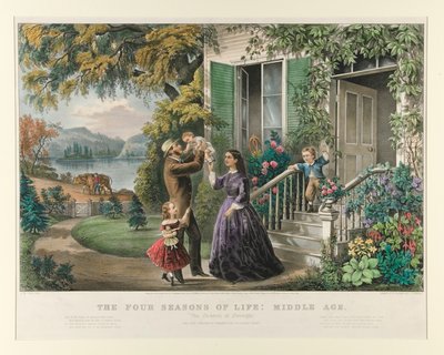 The Four Seasons of Life: Middle Age by Currier and Ives