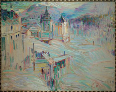 St. Moritz in Winter by Curt Herrmann