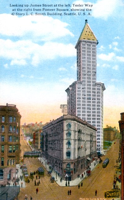 The L.C. Smith Tower, Seattle, USA by Curtis and Miller