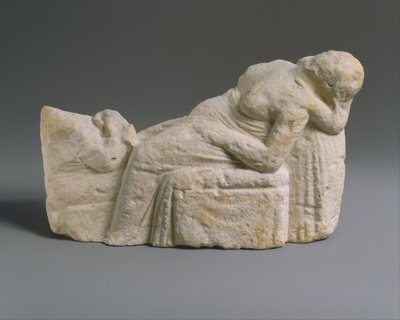 Hellenistic statuette of a childbirth scene by Cypriot Cypriot