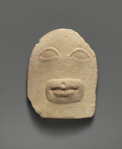 Limestone votive relief of eyes and a mouth (limestone) by Cypriot School