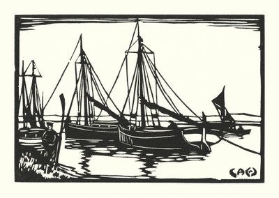 Fishing Boats and Barges: Leigh Bawleys by Cyril A. Wilkinson