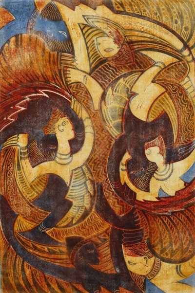Fire-Dance, c. 1931 by Cyril Edward Power