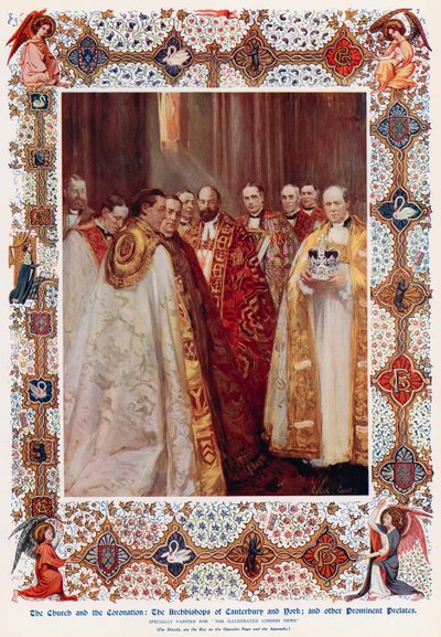 The Archbishops of Canterbury and York, and other Prominent Prelates by Cyrus (after) Cuneo
