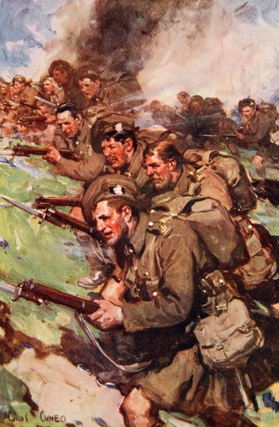 A Thrilling Charge by Cyrus Cuneo