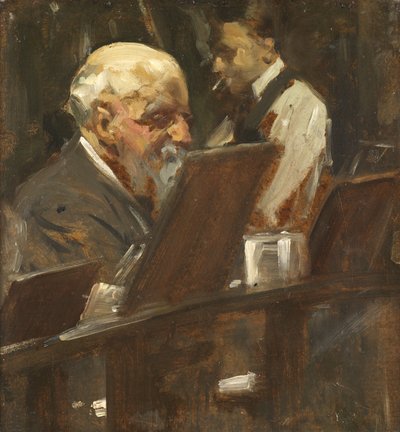John Anster Fitzgerald at the Sketch Club by Cyrus Cuneo