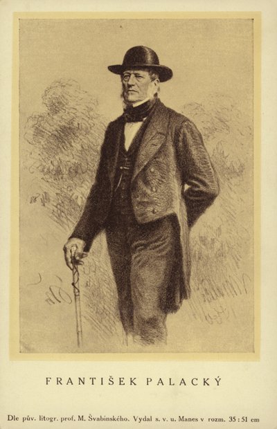 Frantisek Palacky, Czech historian and politician by Czech School