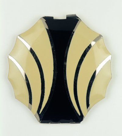 Princess Art Deco Powder Compact, Czech, 1920s by Czech School