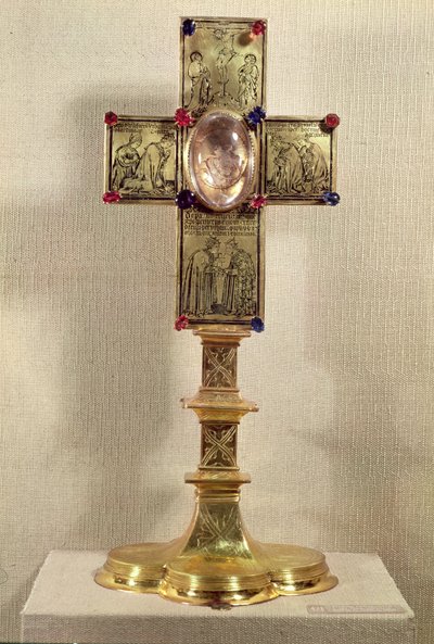 Reliquary Cross of Pope Urban V, 1368-78 by Czech School