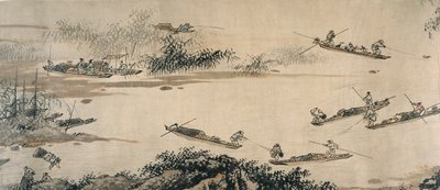 Fishermen on an Autumn River, Ming dynasty, 15th century by Dai Jin