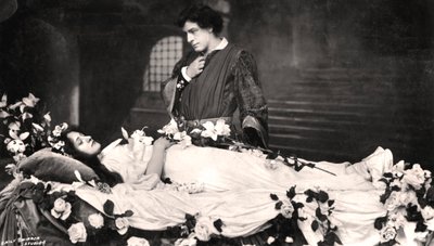 Matheson Lang and Nora Kerin in a Scene from Romeo and Juliet by Daily Mirror Studios
