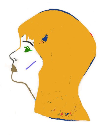 Yellow Head by Daisy de Villeneuve
