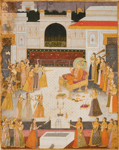 An Evening Performance for Maharaja Abhai Singh by Dalchand