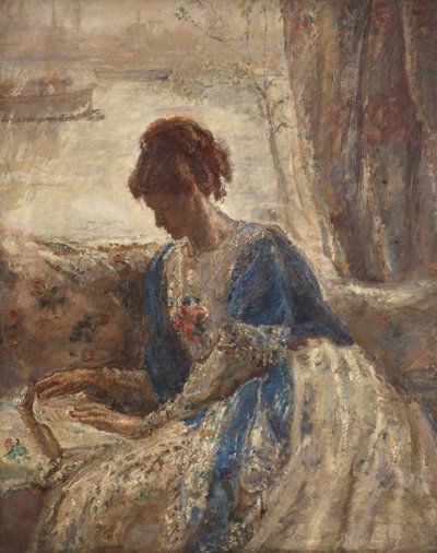 Contre-jour - Woman Seated at a Window by Dame Ethel Walker