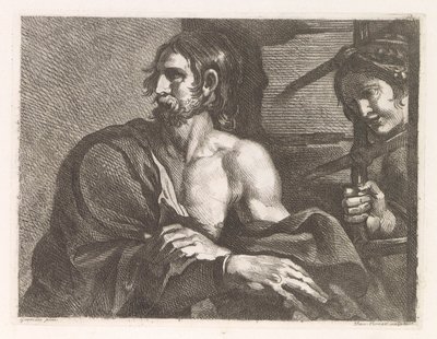Saint John The Baptist in Prison Visited by Salome by Damiano Pernati