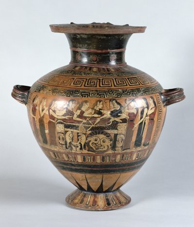Black-Figure Hydria Depicting the Nereids Mourning Achilles by Damon Painter