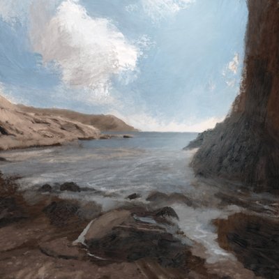 Castle Cove Beach by Dan Hobday