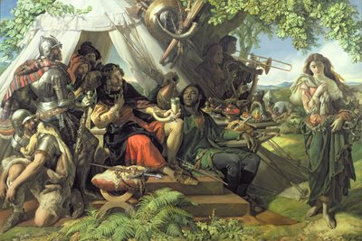 King Cophetua and the Beggar Maid by Daniel Maclise