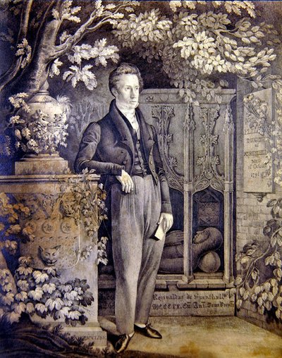 Portrait of Richard Sainthill, c.1820-c.1850 by Daniel Maclise