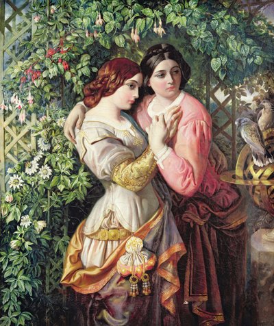 Rosalind and Celia, c.1845 by Daniel Maclise
