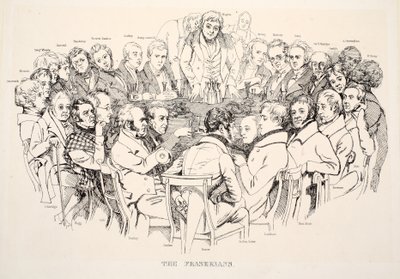 The Fraserians, pub. 1835 by Daniel Maclise