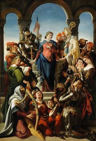 The Spirit of Chivalry, c.1845 by Daniel Maclise