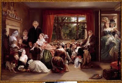 The Game of the Slipper Hunting by Daniel Maclise