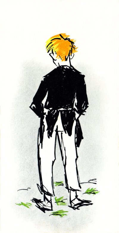 Illustration for the play produced by Jules Renard from his novel 