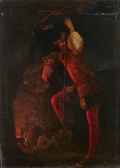 A Moment of Rest by Daniel (follower of) Maclise