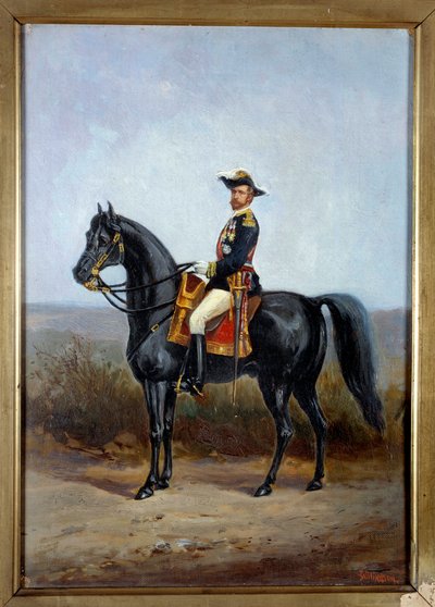 Equestrian Portrait of General Georges Boulanger by Daniel Alexander Williamson