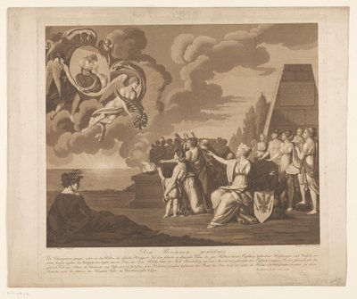 Allegory of the Marriage (probably) of Frederick William III of Prussia with Louise of Mecklenburg-Strelitz, 1793 by Daniel Berger