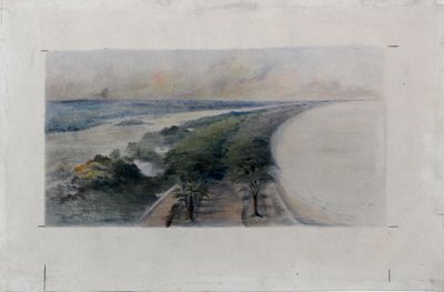 South Shore Park, Chicago, Illinois, Design Sketch by Daniel Burnham