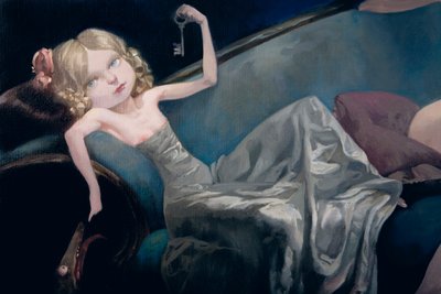 The Young Bride and Her Friends (detail), from Bluebeard by Charles Perrault by Daniel Cacouault