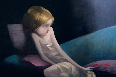 The Young Bride and the Dead Wives (detail), from Bluebeard by Charles Perrault by Daniel Cacouault