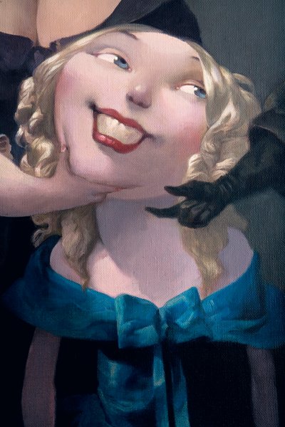 The Proposal (detail), from Bluebeard by Charles Perrault by Daniel Cacouault